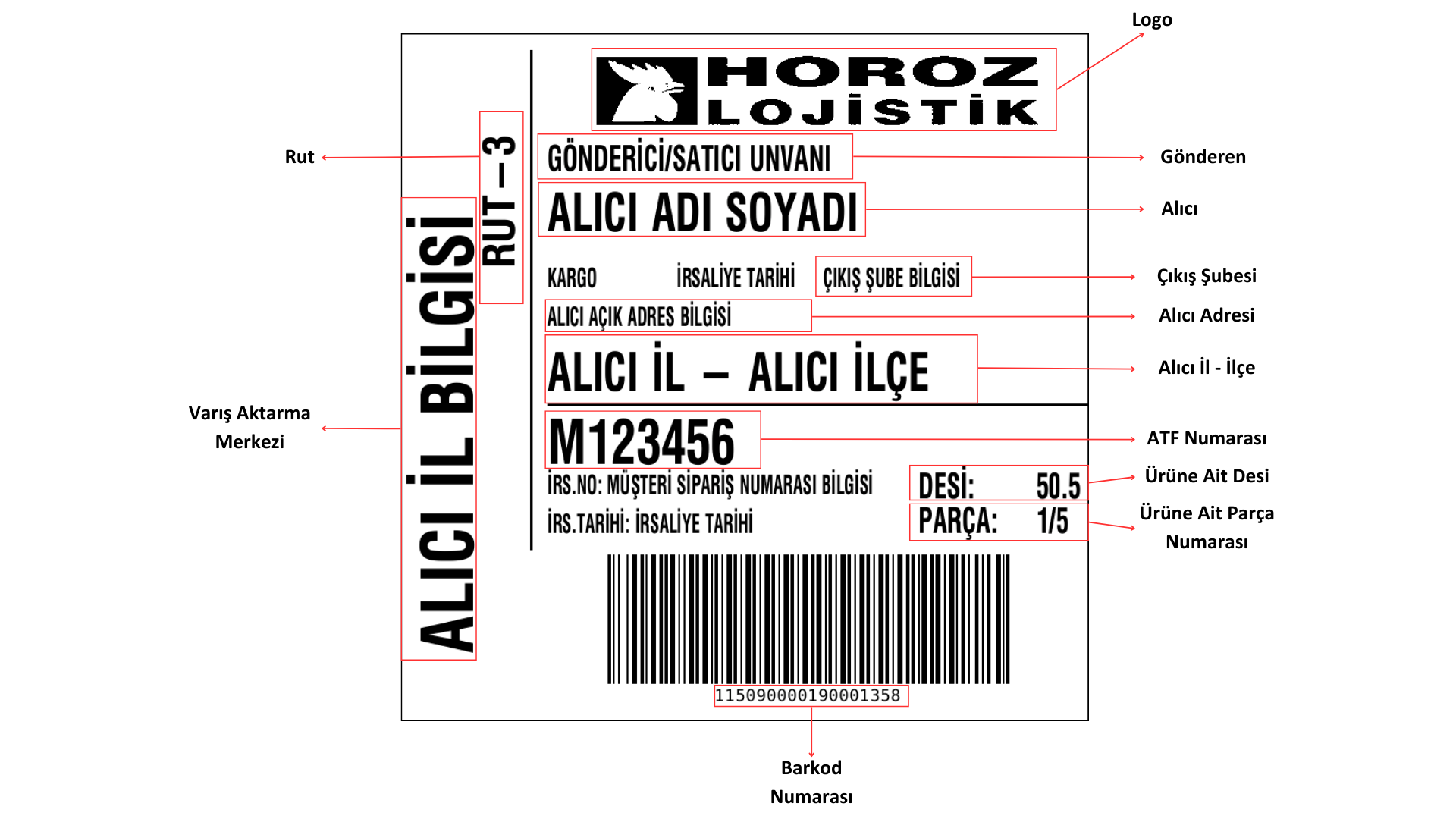 Horoz Örnek Barcode 10X10